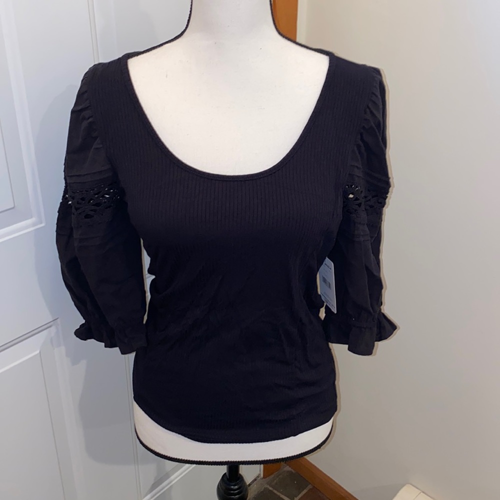 Free people black shirt